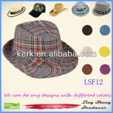 LSF12, 2014 Hot Sale Fashion Cheap Cowboy vintage fedora hat